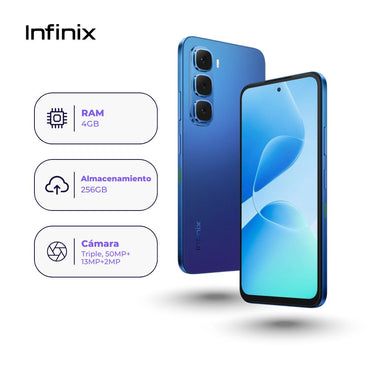 Infinix Hot 60i 256GB 4GB Azul