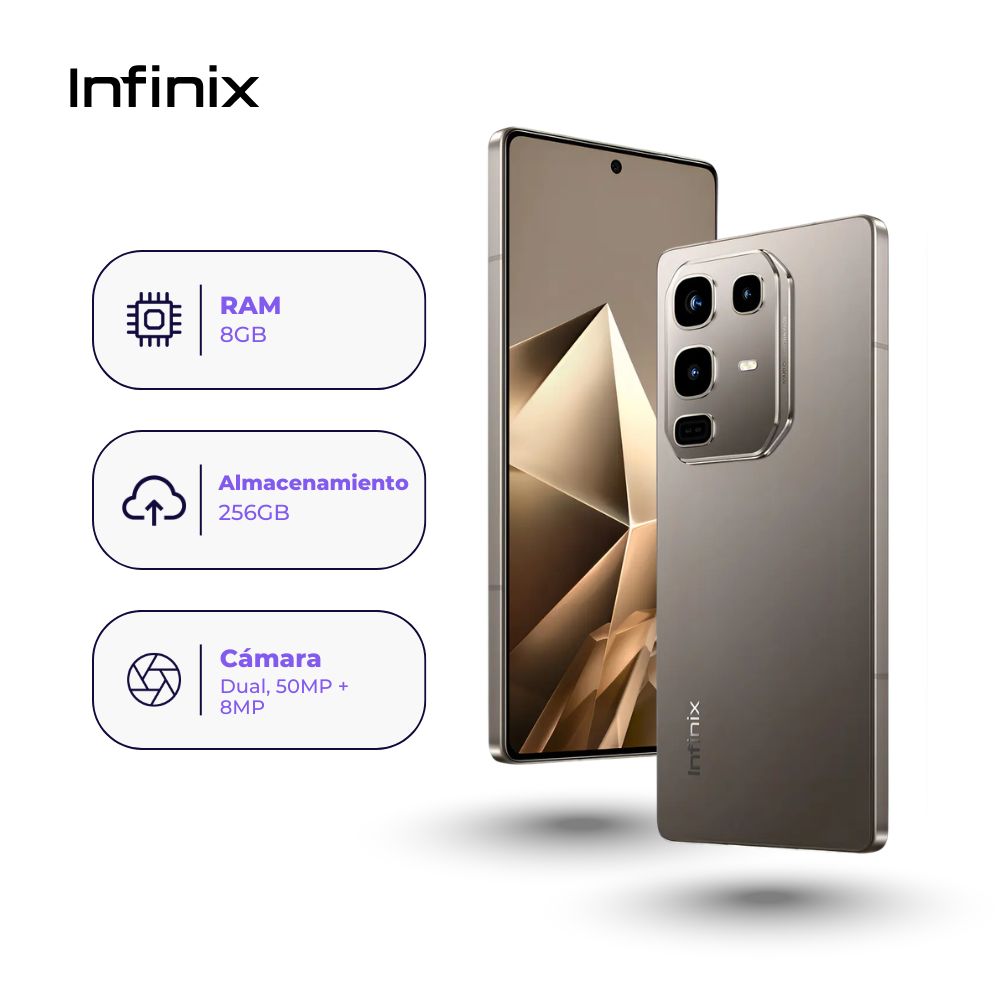 Infinix Note 50 Pro 256GB 8GB Gris