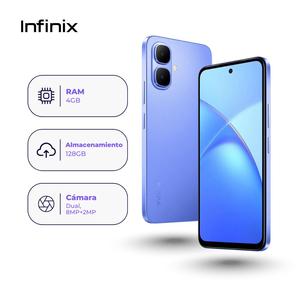 Infinix Smart 10 128GB 4GB Azul