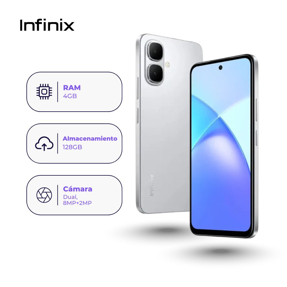 Infinix Smart 10 128GB 4GB Silver