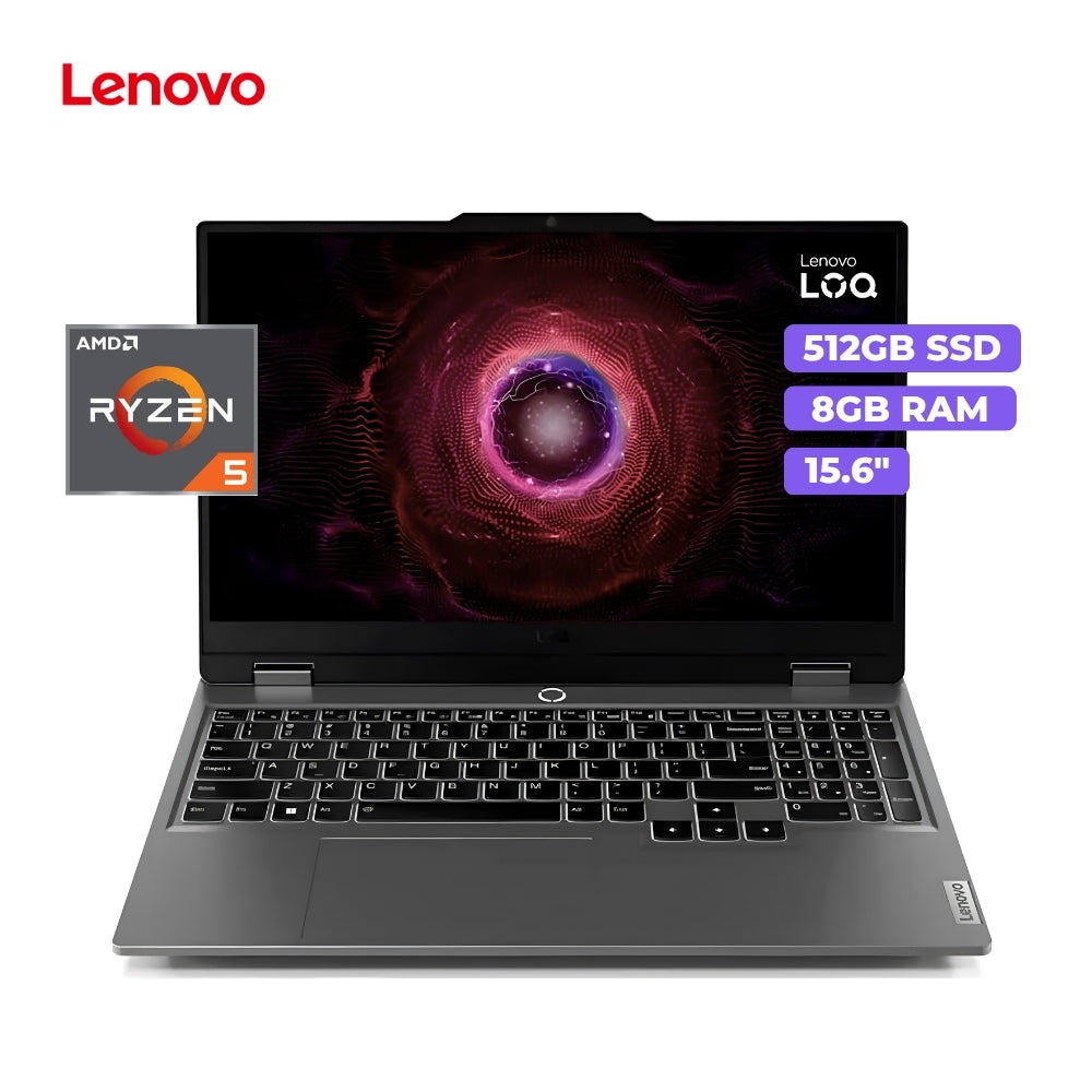 Laptop Lenovo LOQ 15ARP9 Ryzen 5 7235HS 8GB 512GB SSD 15.6” FHD