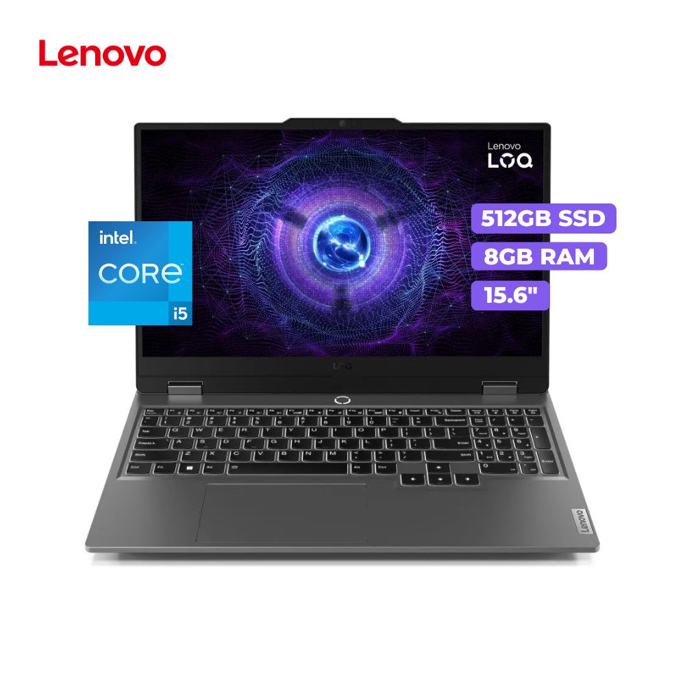 Laptop Lenovo LOQ 15IAX9 Core I5 8GB 512GB SSD 15.6”