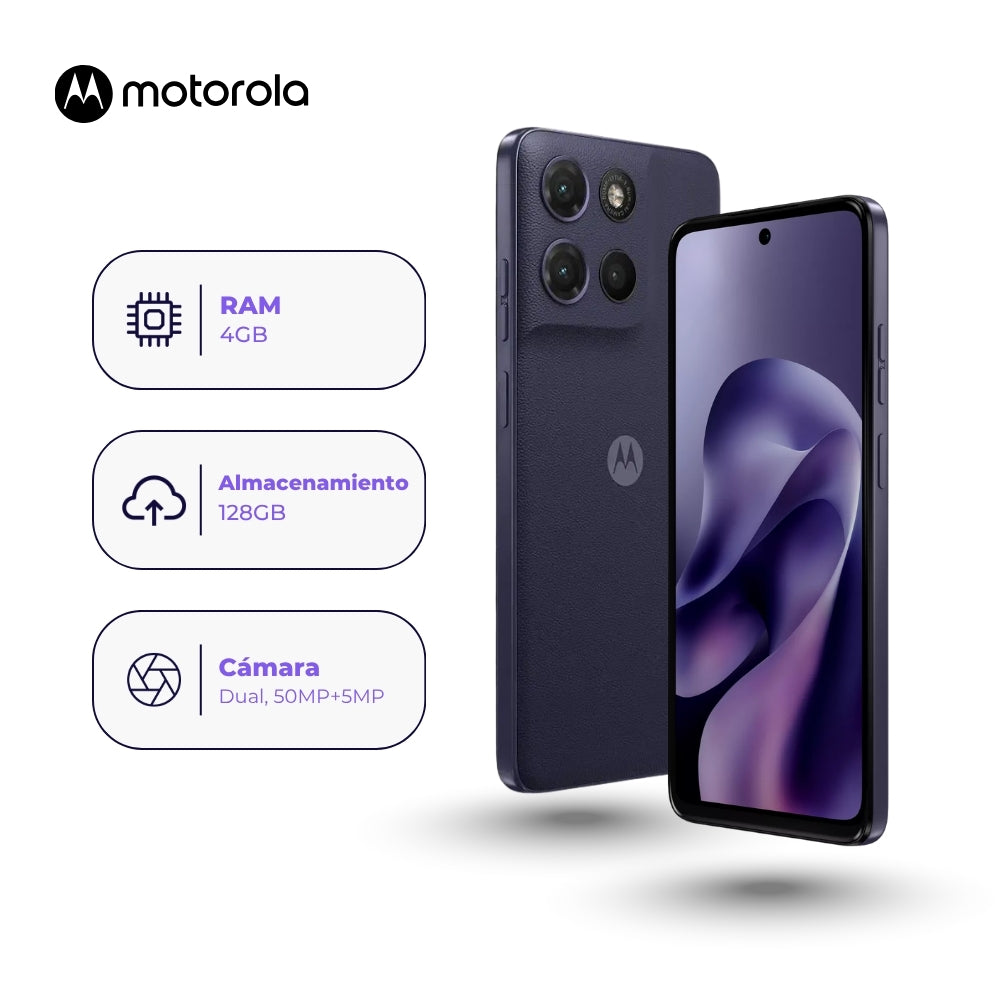 Motorola Moto G17 128GB 4GB Arándano
