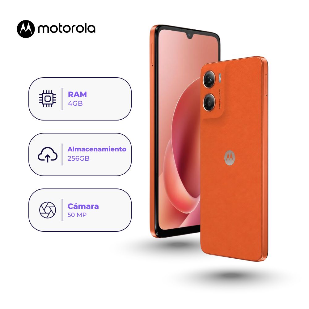 Motorola Moto G06 256GB 4GB Naranja