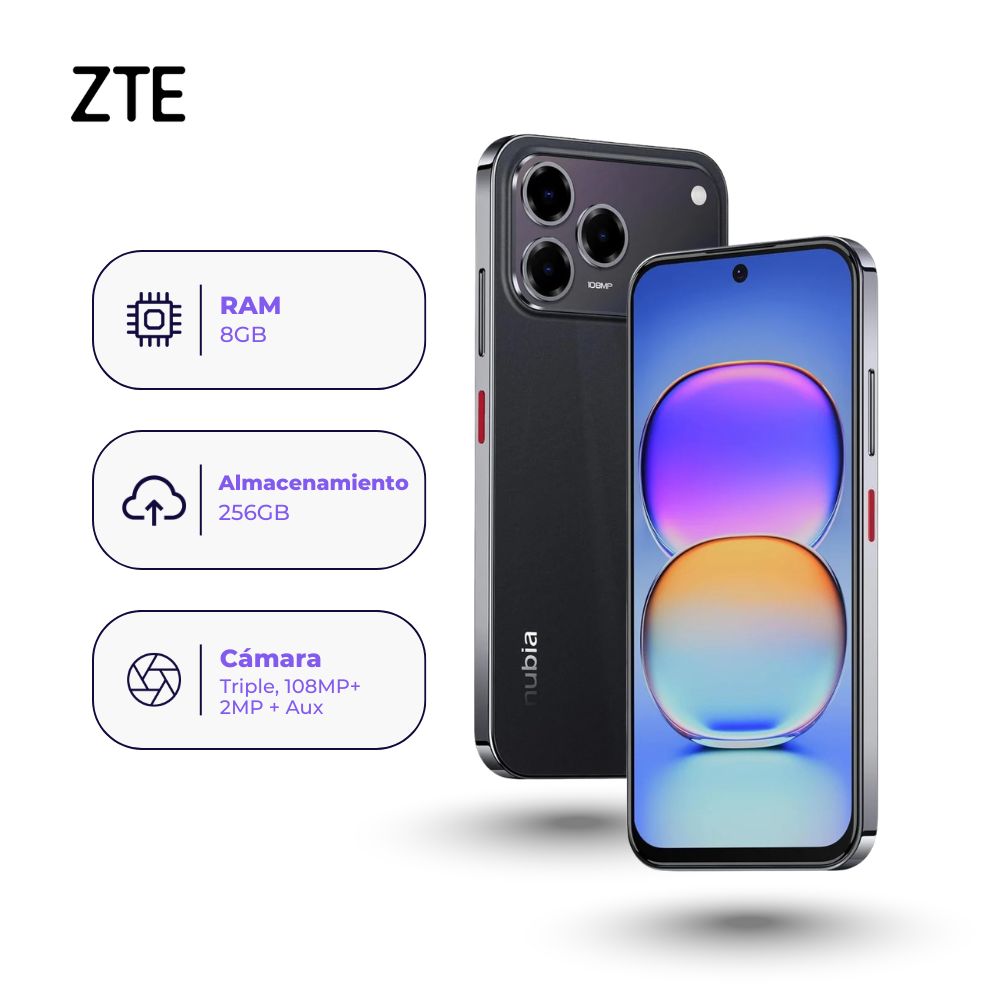 ZTE Blade V80 Pro 256GB 8GB Negro