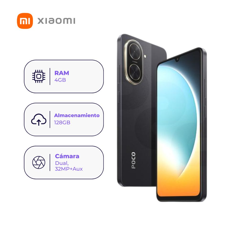 Xiaomi Poco C71 128GB 4GB Negro
