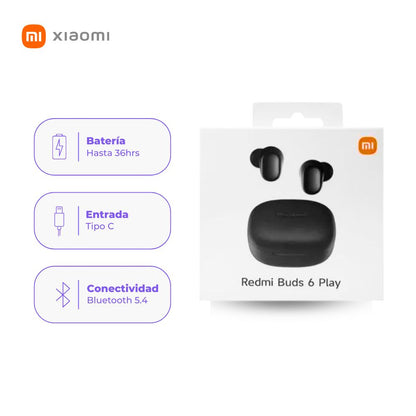 Xiaomi Redmi 6 play Negro