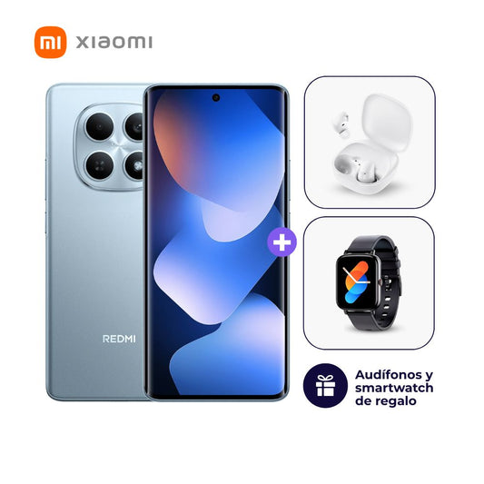 Xiaomi Redmi Note 15 4G 256GB 8GB Azul + Smartwatch + Audífonos