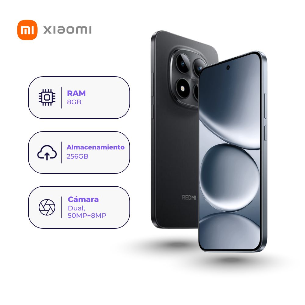 Xiaomi Redmi Note 15 Pro 4G 256GB 8GB Negro