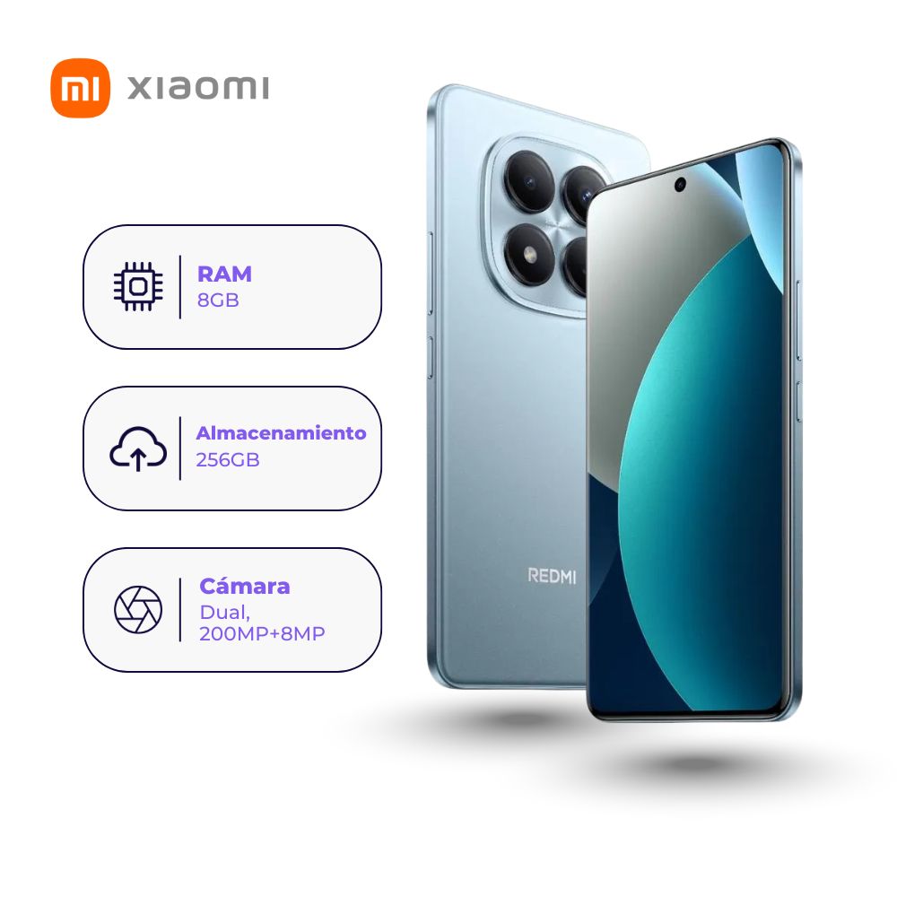 Xiaomi Redmi Note 15 Pro 4G 256GB 8GB Ram Azul + Smartwatch + Audífonos