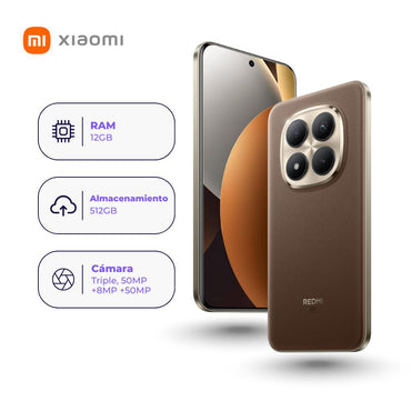 Xiaomi Redmi Note 15 Pro+ 5G 512GB 12GB Marrón + Smartwatch + Audífonos