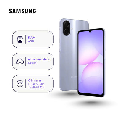 Samsung Galaxy A07 4G 128GB 4GB Violeta