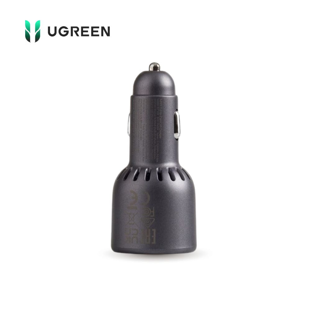 Cargador de Carro UGREEN 130W 2 USB-C + USB-A