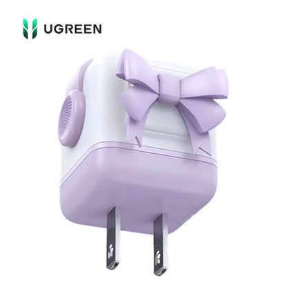 Cargador UGREEN Robot Nexode USB-C 30W GaN Color Purple