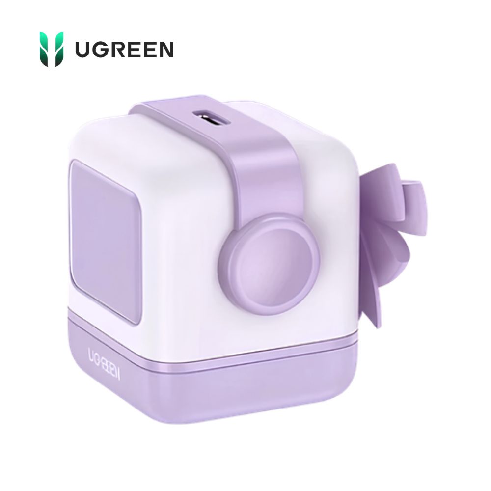 Cargador UGREEN Robot Nexode USB-C 30W GaN Color Purple