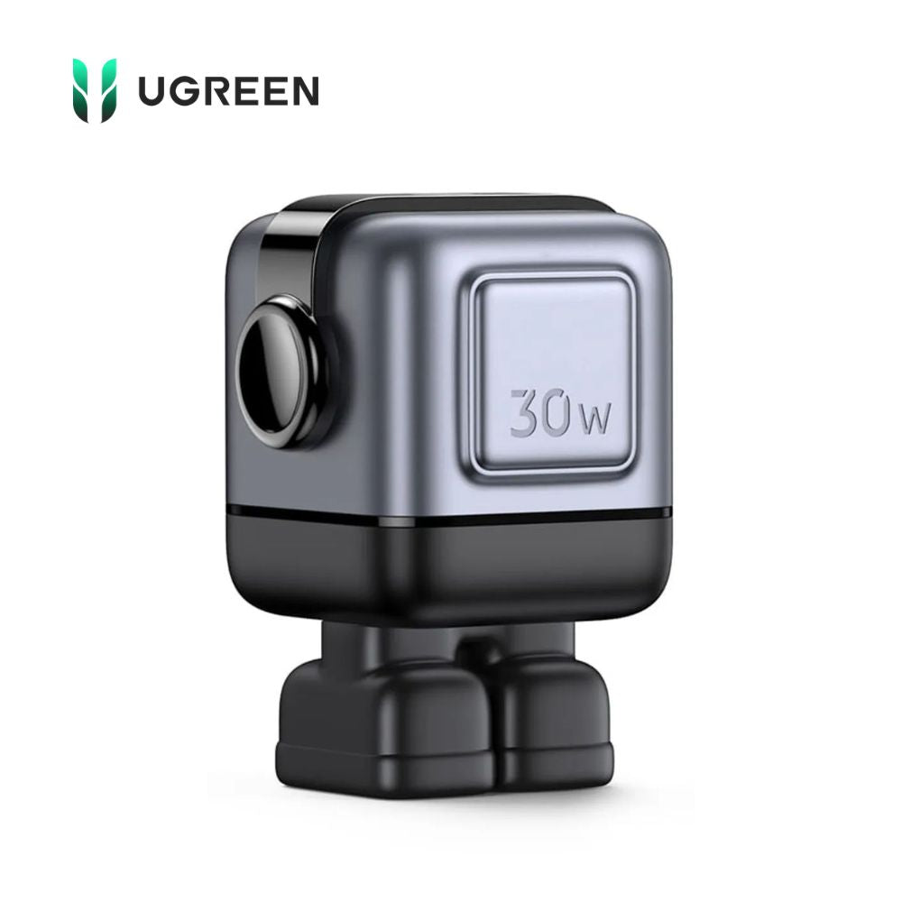 Cargador UGREEN Robot Nexode USB-C 30W GaN Color Negro