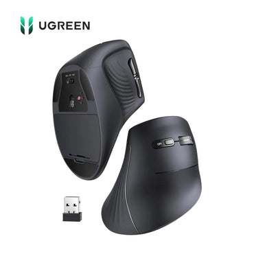 Mouse Ergonómico UGREEN MU008 Inalámbrico Bluetooth 4000 DPI