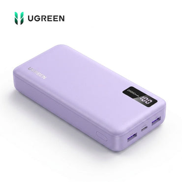 Power Bank UGREEN 20000 mAh 20W de Carga Rápida Color Lila
