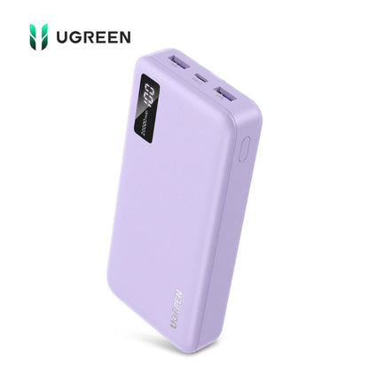 Power Bank UGREEN 20000 mAh 20W de Carga Rápida Color Lila