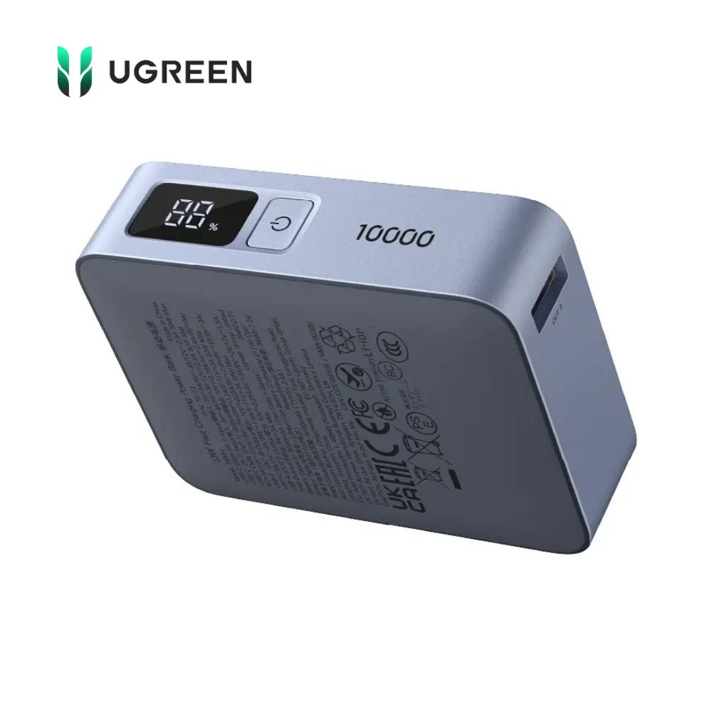 Power Bank UGREEN 10000mAh 33W USB-C con Cable Integrado