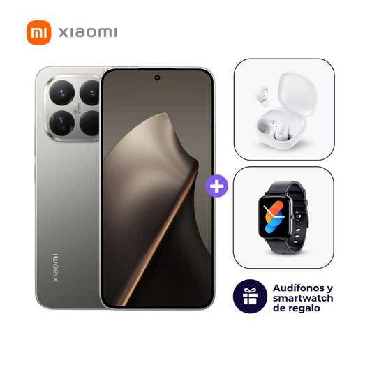 Xiaomi 15T Pro 512GB 12GB Gris + Smartwatch + Audífonos