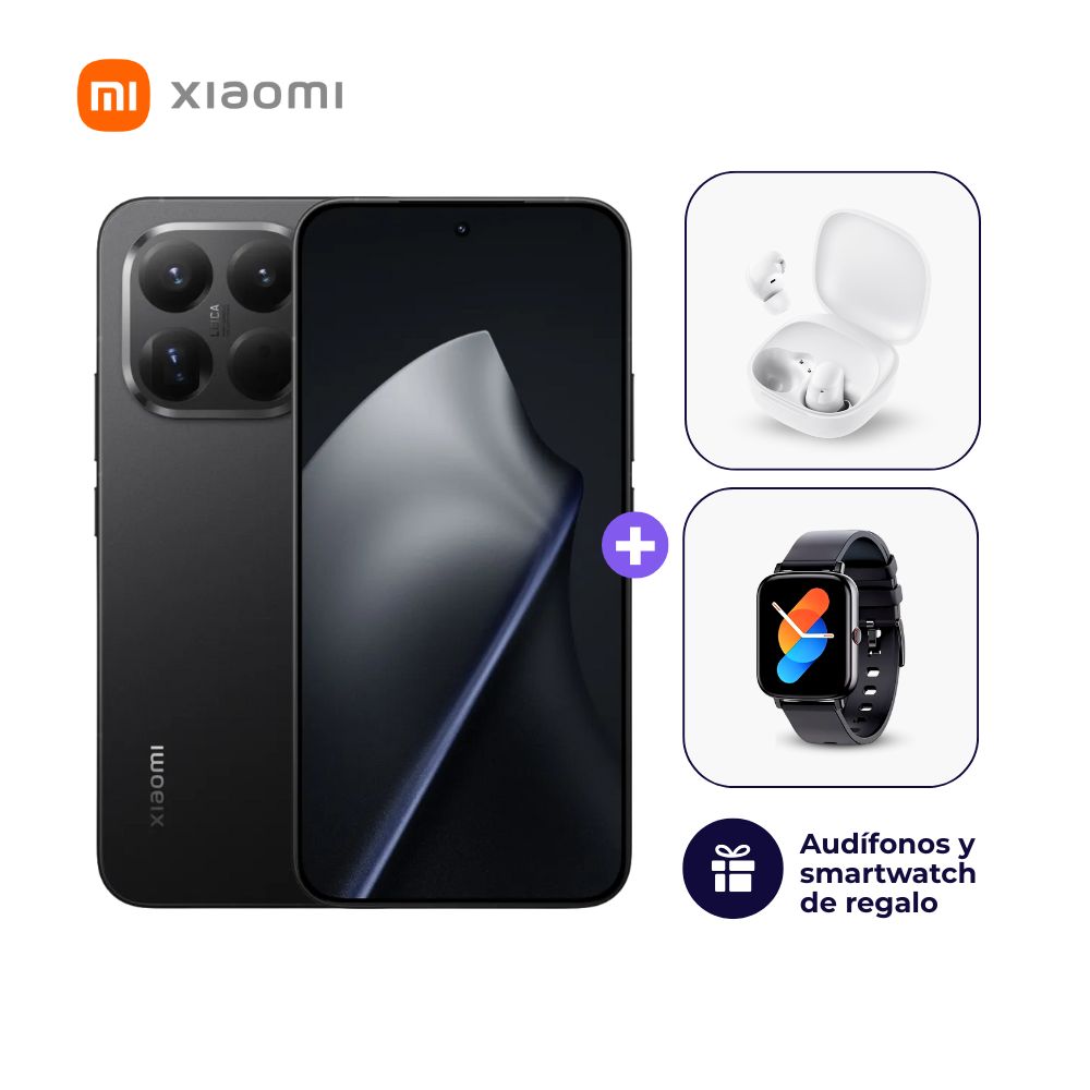 Xiaomi 15T Pro 512GB 12GB Negro + Smartwatch + Audífonos
