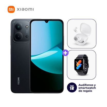 Xiaomi Redmi 15C 256GB 4GB Negro + Smartwatch + Audífonos