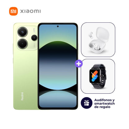 Xiaomi Redmi Note 14 4G 256GB 8GB Verde + Smartwatch + Audífonos