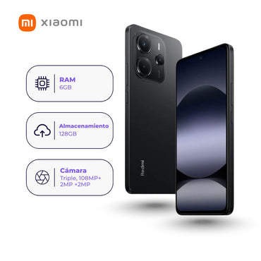 Xiaomi Redmi Note 14 4G 128GB 6GB Negro + Smartwatch + Audífonos