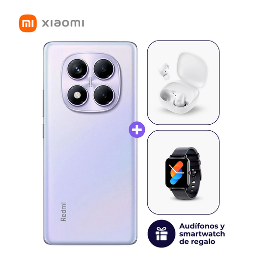 Xiaomi Redmi Note 14 Pro 4G 256GB 8GB Morado + Smartwatch + Audifonos
