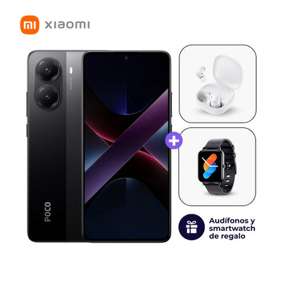 Xiaomi Poco X7 Pro 512GB 12GB Negro + Smartwatch + Audífonos