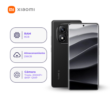 Xiaomi Redmi Note 14 Pro 5G 256GB 8GB Negro medianoche + Smartwatch + Audifonos