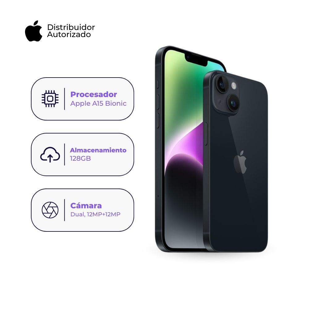 iPhone 14 128GB Ram Color Negro