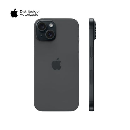 Celular iPhone 15 128GB Ram Color Negro + Adaptador 20w + Case
