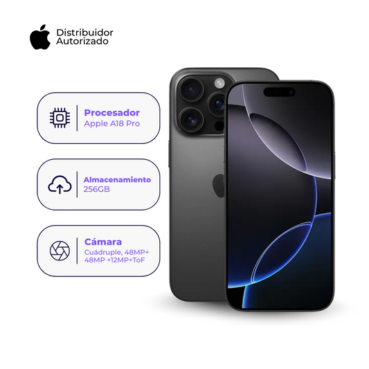 iPhone 16 Pro Max C/CHIP 256GB Negro Titanio