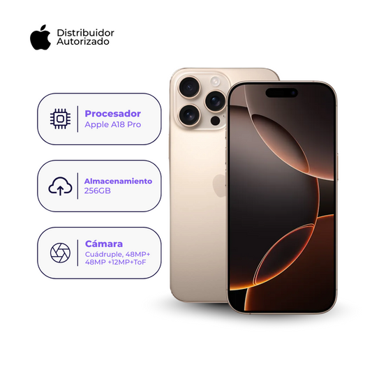 iPhone 16 Pro Max C/CHIP 256GB Desierto Titanio