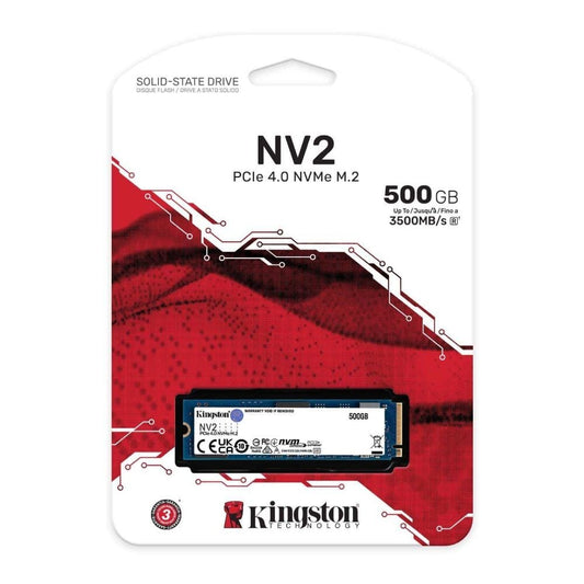 Kingston Unidad de estado sólido Kingston NV2 - M.2 2280 Interno - 500GB